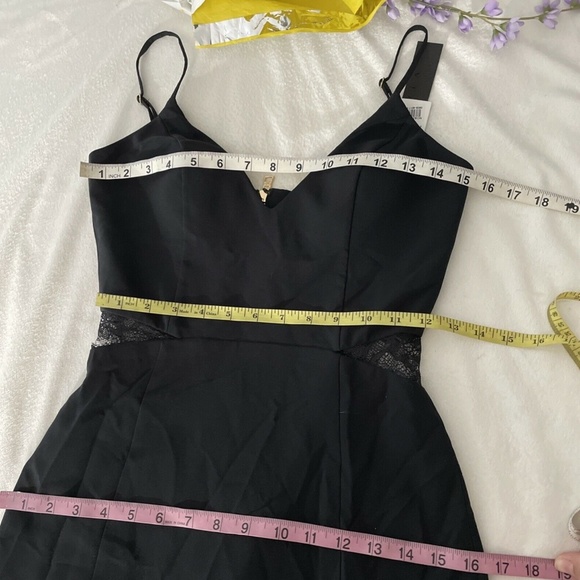 NWD Maria Blanca‎ Nero [SZ 4 ] Shannon Lace Inset Gown Black - Picture 12 of 12